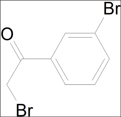 2-bromo-1-(3-bromofenüül)etanoon; CAS: 18523-22-3