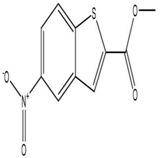 metüül5-nitrobenso[b]tiofeen-2-karboksülaat; CAS nr: 20699-86-9